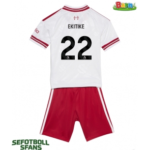 Liverpool Hugo Ekitike #22 Bortaställ Barn 2026-27 Kortärmad (+ Korta byxor)